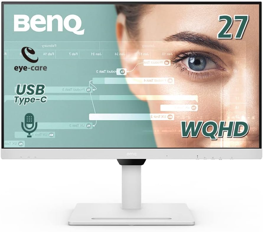 BenQ GW2790QTの高さ・回転・傾斜