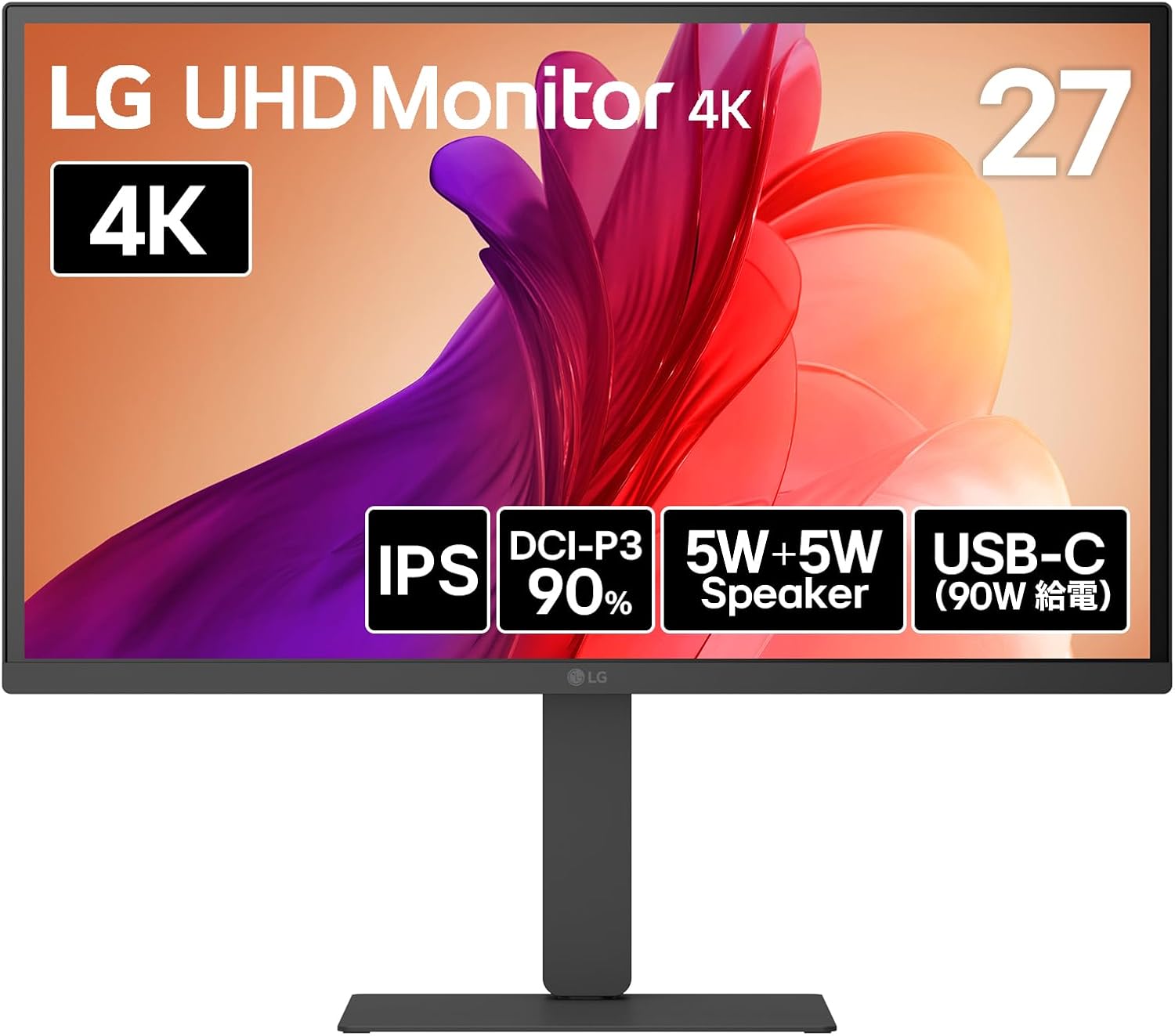LG 27U730A-B 27インチ 4Kモニター