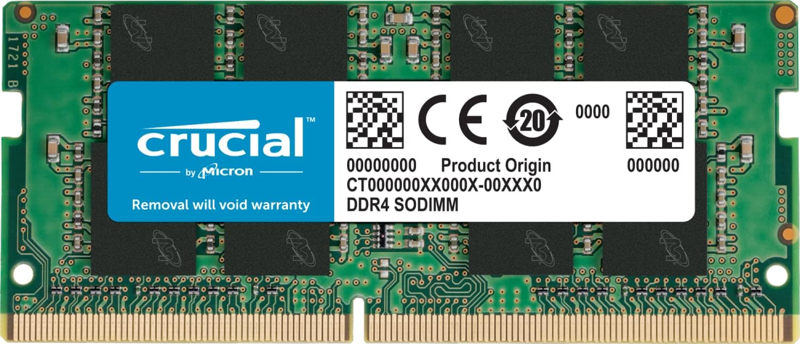Crucial DDR4-3200 16GB SODIMM ノートPC用メモリ